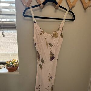 UNIF express yourself slip violet slip dress